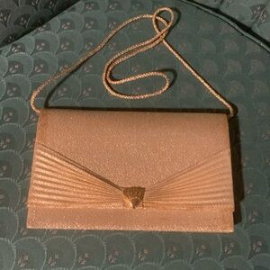 Glitzy Gold Clutch Purse
